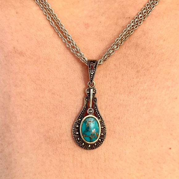 Jewelry - Vintage Iranian turquoise silver925 authentic 100%